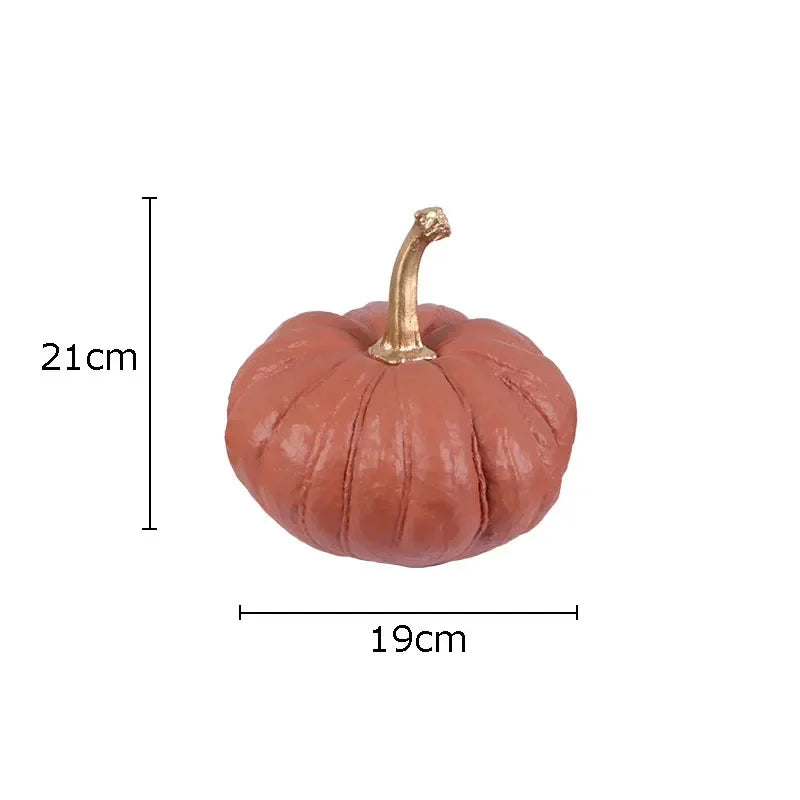 DecorBites™ Gold Pumpkin Resin Sculpture Ornaments Home Decor-Artistic Room Aesthetics