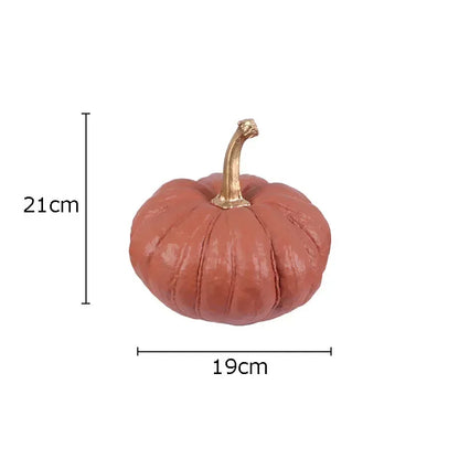 DecorBites™ Gold Pumpkin Resin Sculpture Ornaments Home Decor-Artistic Room Aesthetics