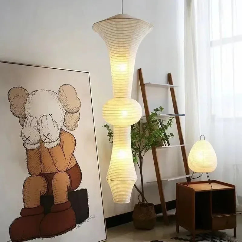 Cotton Paper Wabi Sabi Lamp