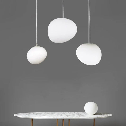 DecorBites™ Glass Ball LED Pendant Light for Modern Living Room Décor