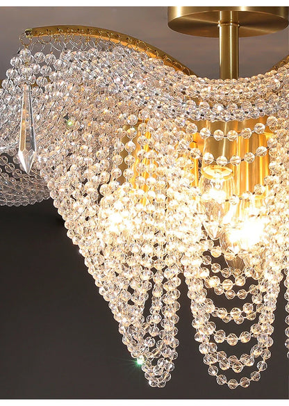 DecorBites™ Crystal Butterfly Chandeliers: Elegant Modern LED Pendant Lights for Luxe Living Room