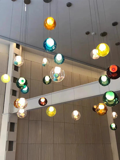 Glass Sputnik Pendant Light