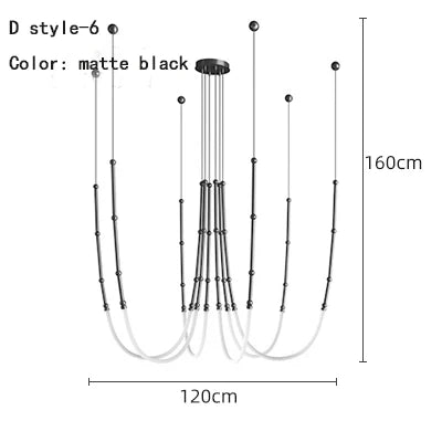 Linear Modern Chandelier