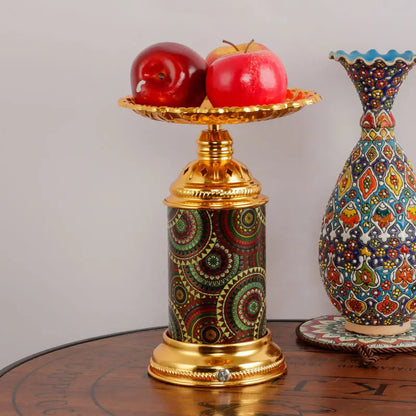 DecorBites™ Fruit Platter Desk Lamp: Rechargeable, Romantic Night Light for Living Room, Bedroom