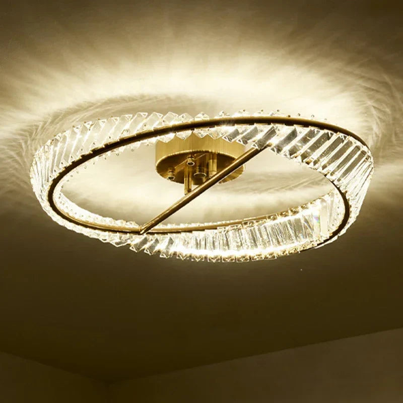 DecorBites™ Crystal LED Ceiling Lights: Modern Luxury Kitchen Dining Room Lighting