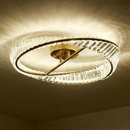 DecorBites™ Crystal LED Ceiling Lights: Modern Luxury Kitchen Dining Room Lighting