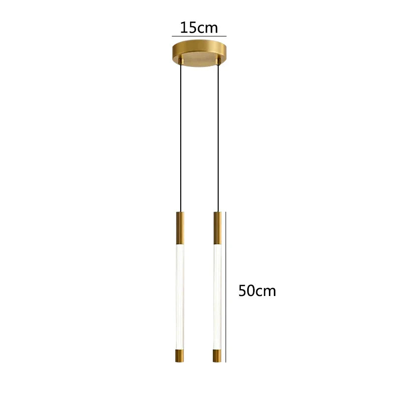 Gold Bar LED Wall Light