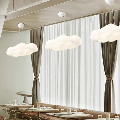 DecorBites™ Cloud LED Ceiling Chandelier - Nordic Minimalist White Design