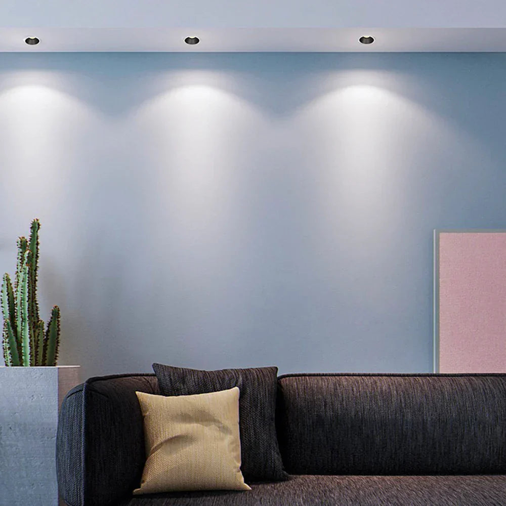 White LED Ceiling Light 7W CRI97 Narrow Border