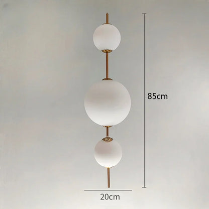 DecorBites™ Glass Ball LED Pendant Light for Modern Restaurant, Cafe, Bedroom & Kitchen