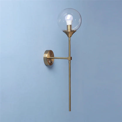 DecorBites™ Glass Lampshade Wall Sconces for Bedside and Living Room Decor