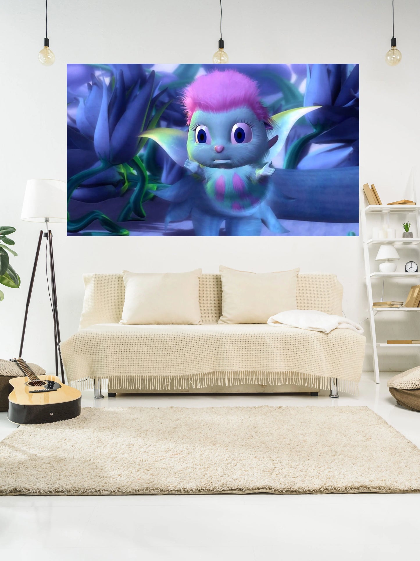 DecorBites™ Bibble Tapestry Wall Covering: Cute Home Decor Wall Hanging Carpet for Bedroom