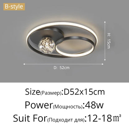 DecorBites™ Gypsophila Chandelier: Modern Ceiling Light for Living Room, Bedroom, Home.