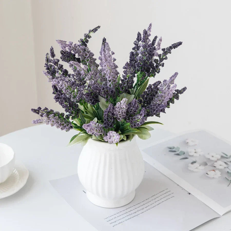 Lavender Foam Flower Bouquet