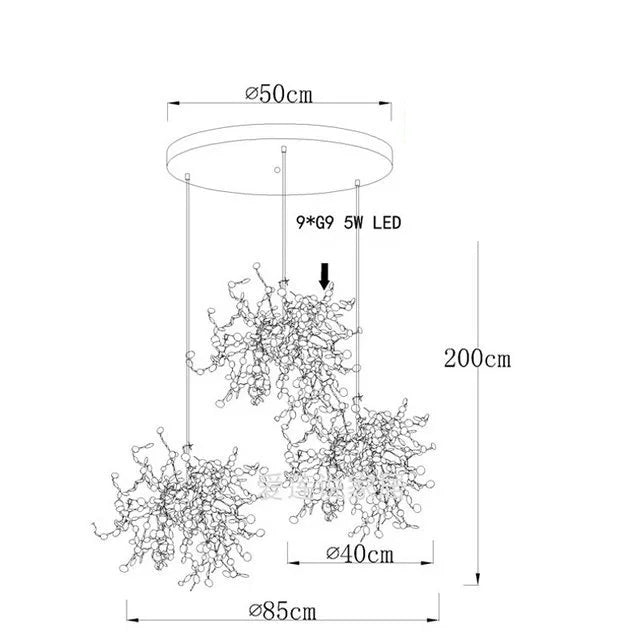 LED Modern Chandelier