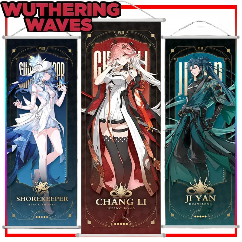 Wuthering Waves Anime Wall Scroll