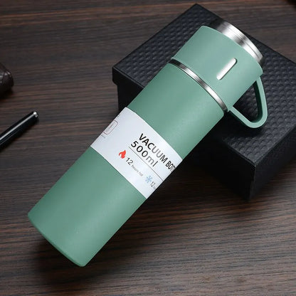 DecorBites™ 500ML Stainless Steel Vacuum Insulated Water Bottle - Ideal for Hot and Cold Drinks