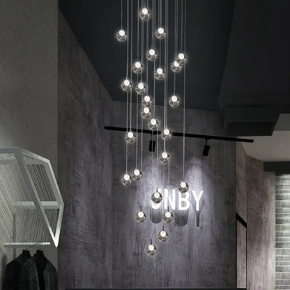 DecorBites™ LED Chandelier: Modern Lighting for Living, Dining, and Staircase Areas