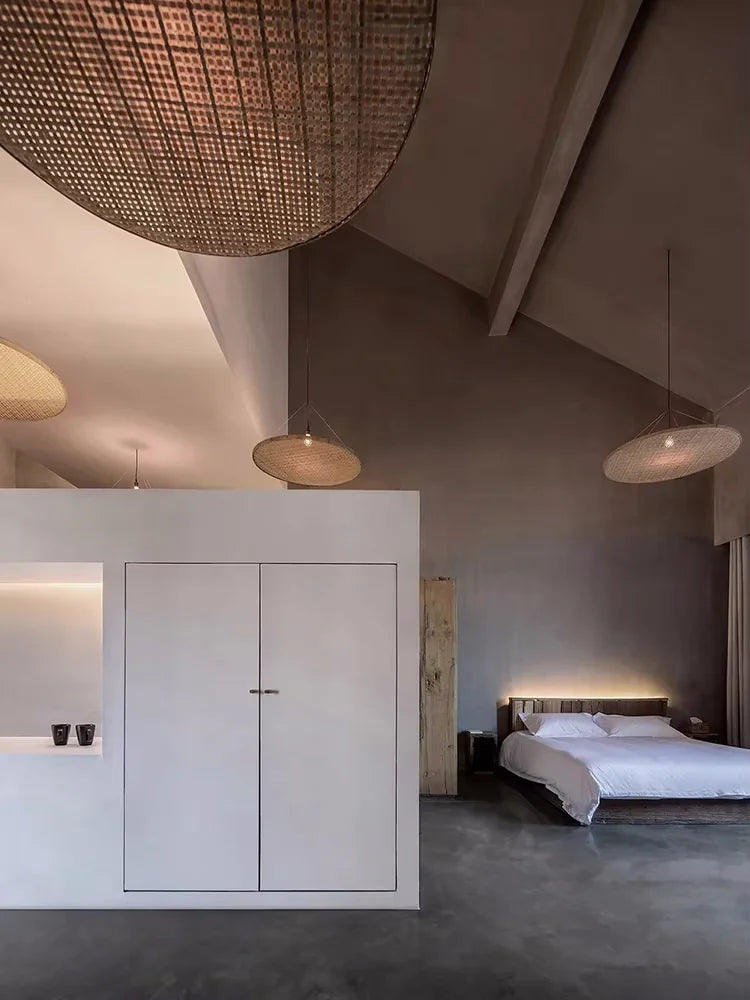 DecorBites™ Bamboo Handmade Pendant Light