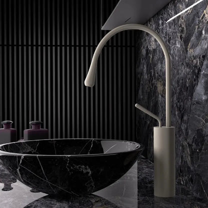 Brushed Gold Bathroom Faucet Brass