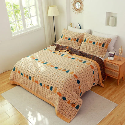DecorBites™ Cotton Sofa Chair Cover Throw Blanket - Boho Nordic Style Bedspread