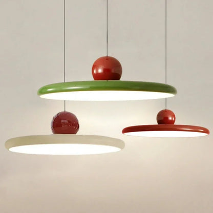 European Butterfly Pendant Light in Cream Metal