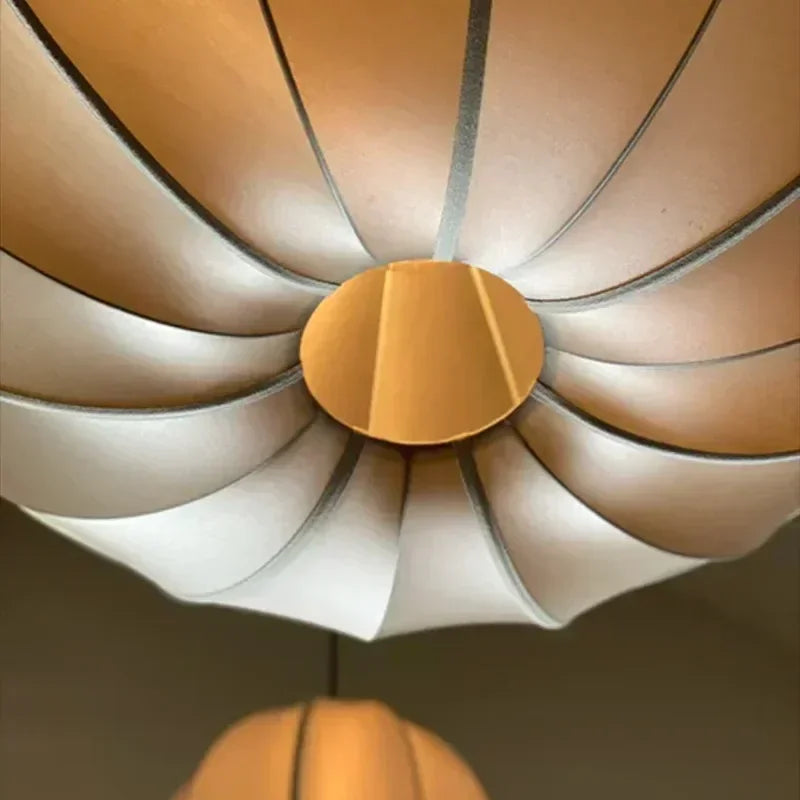 Chrome Umbrella Pendant Lamp