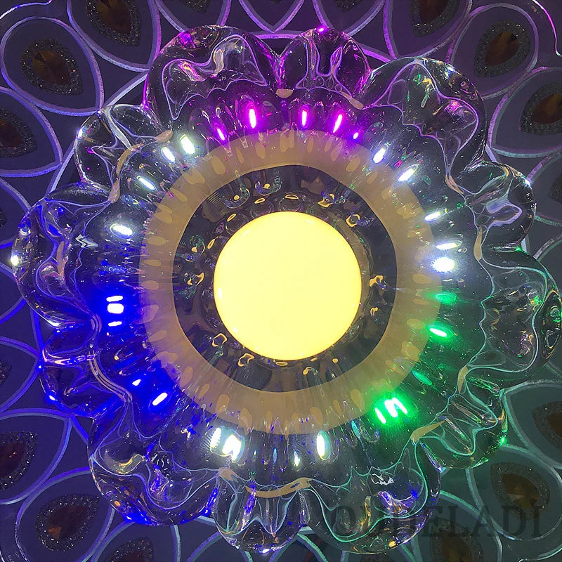 DecorBites™ Crystal Glass LED Ceiling Spot Light for Home Decor