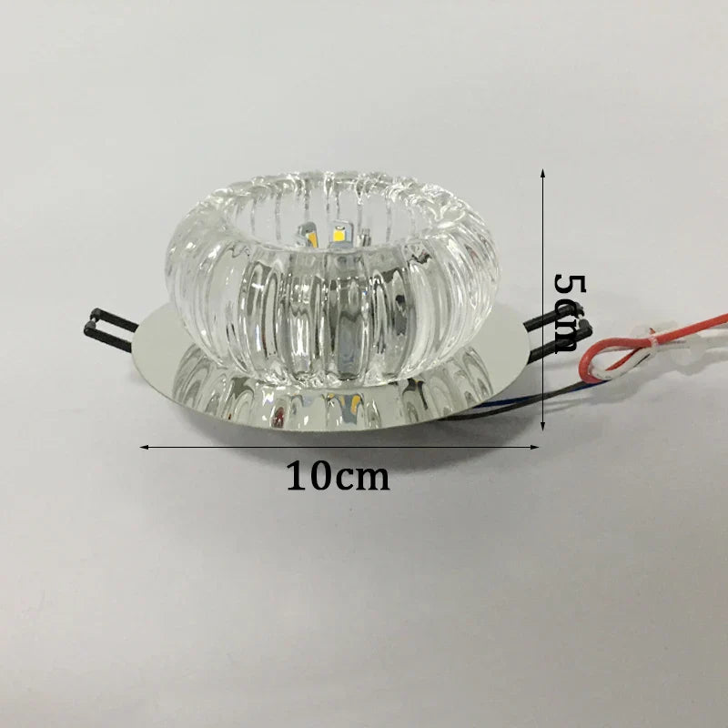DecorBites™ Crystal LED Flush Mount Ceiling Light for Modern Living Spaces