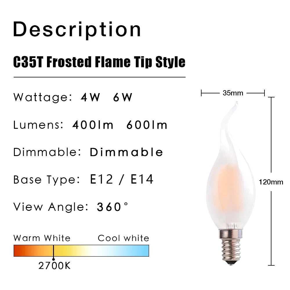 Retro Candle LED Bulb