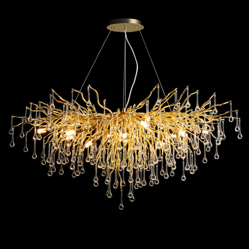 Glass Art Deco Pendant Light
