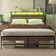 Gray LED Charging Bed