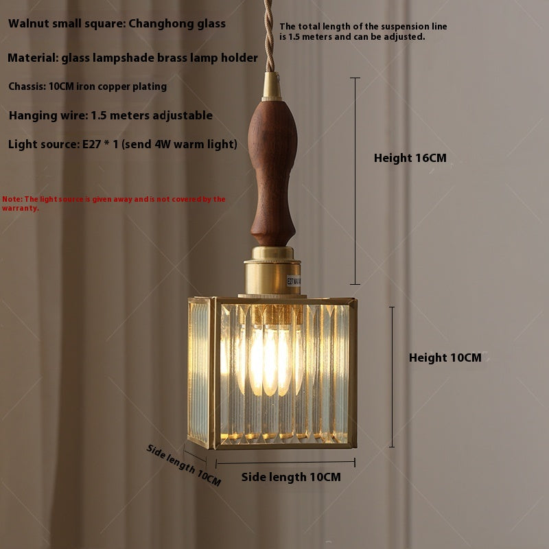 Glass Square Chandelier