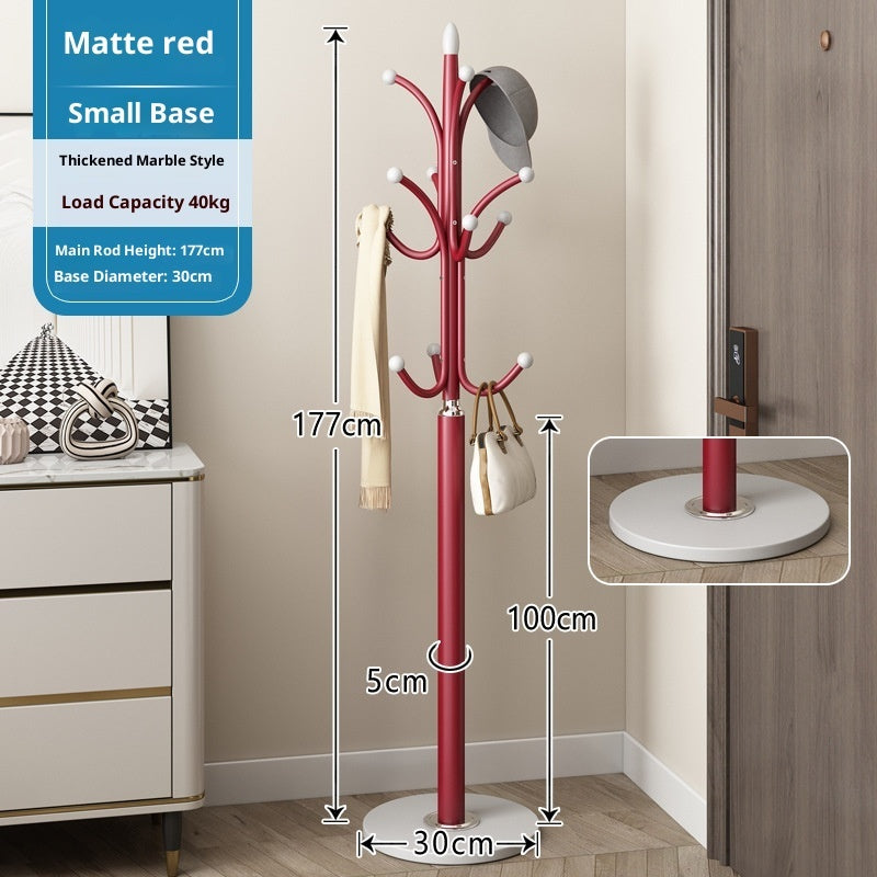 Iron Coat Rack Floor-standing Bedroom Hanger Vertical Simple
