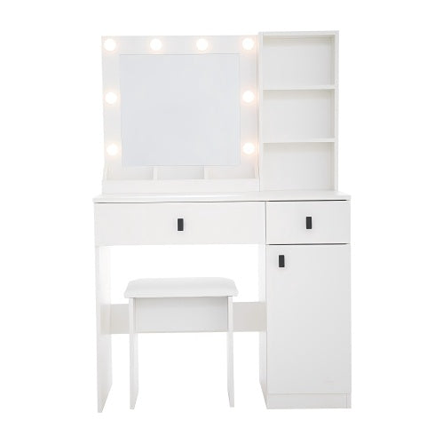 White Nordic Vanity Desk