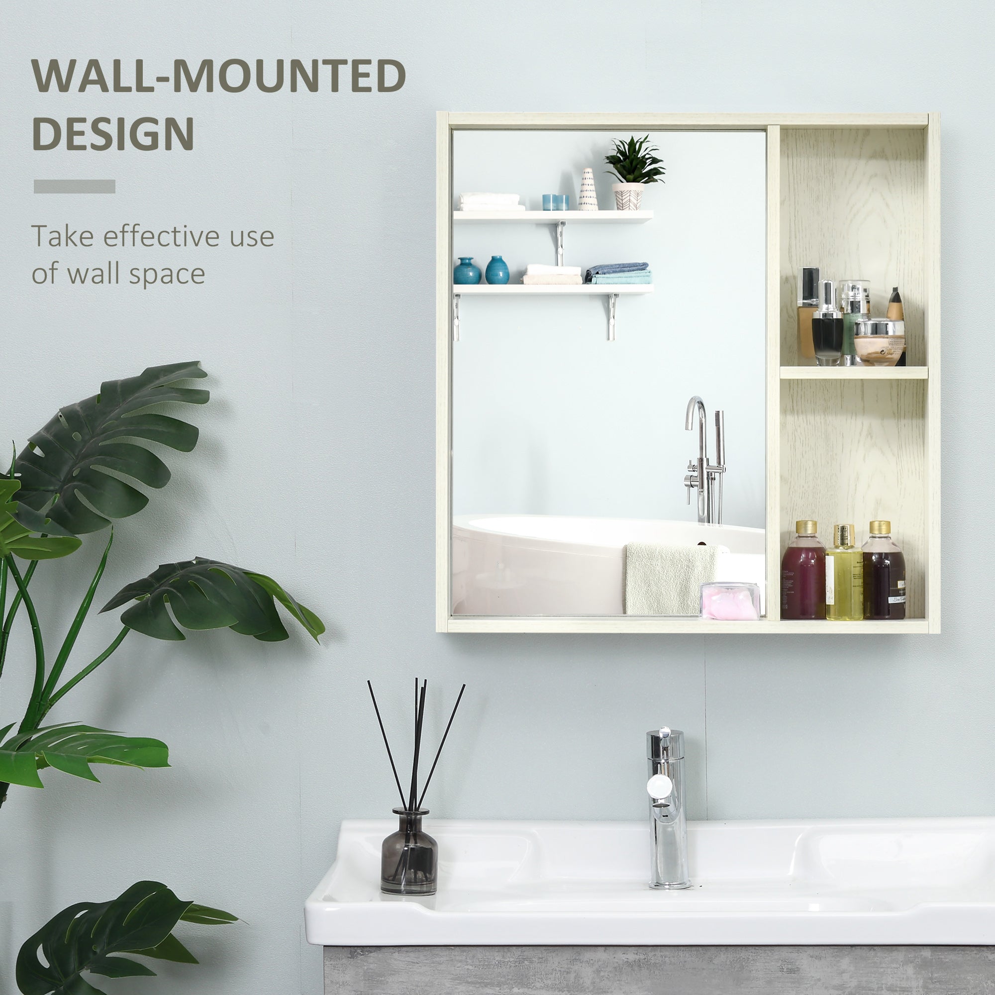 Mirrored Modern Medicine Cabinet