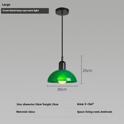 Antique Chandelier Restaurant Simple Modern Bauhaus Creative Glass Retro