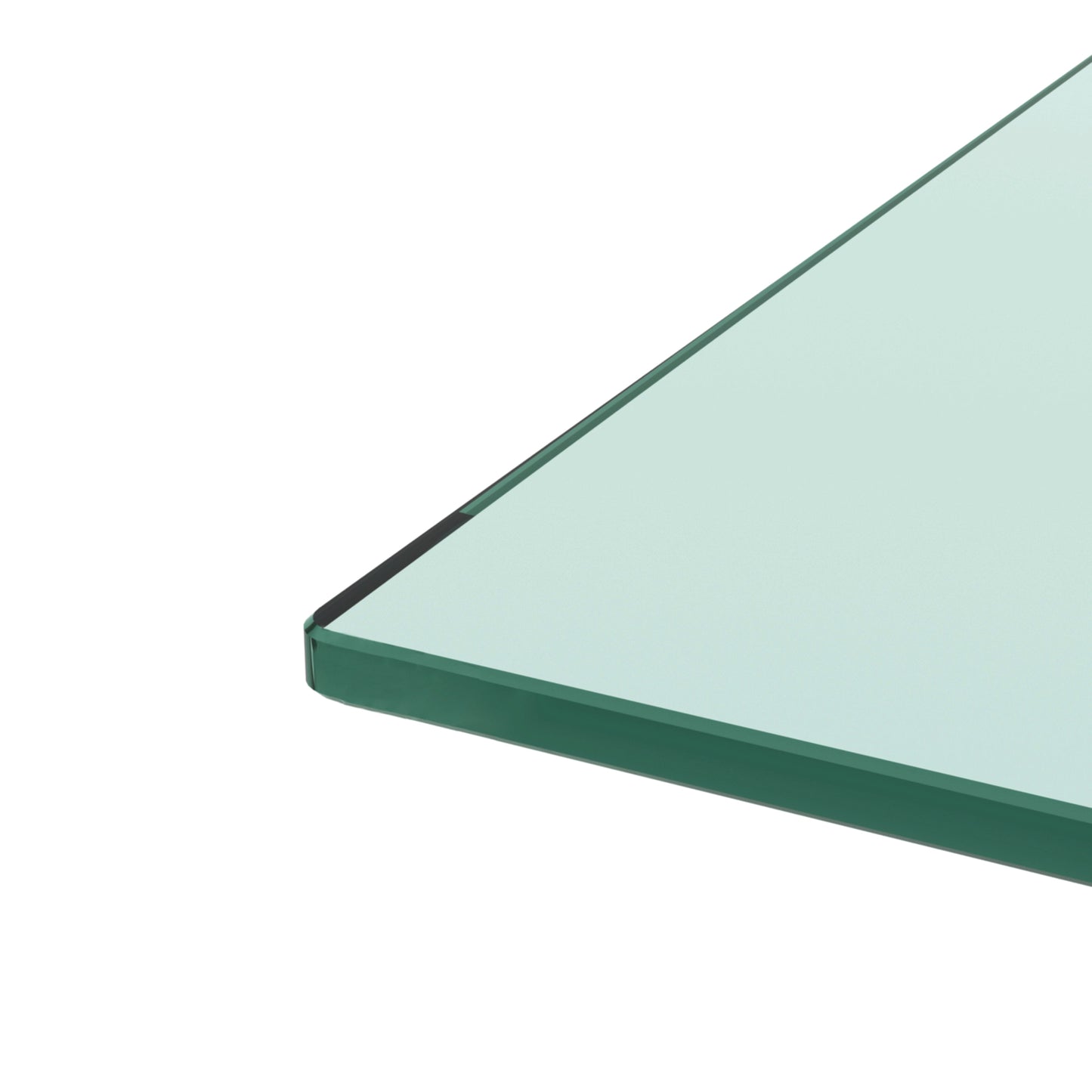 Rectangle Black Glass Coffee Table Modern Side Center Tables For Living Room