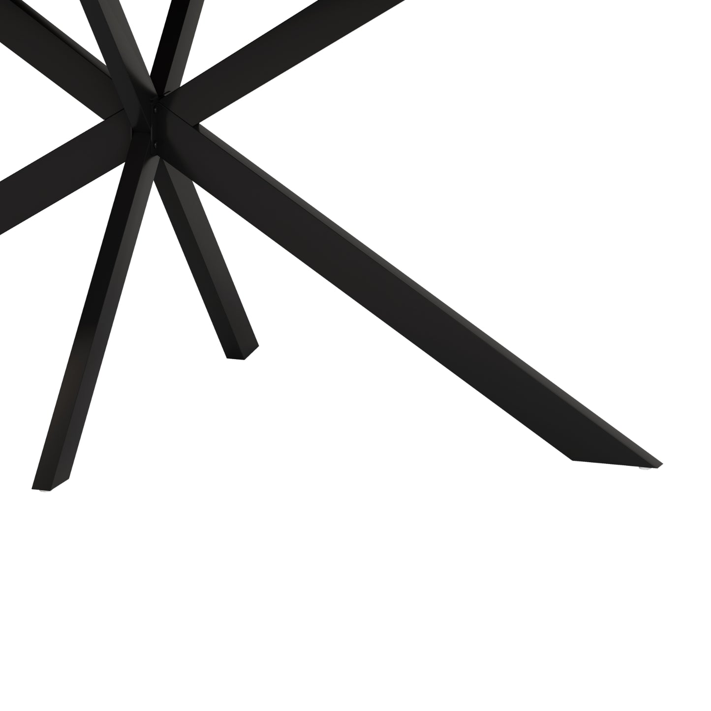 55.11-70.86 Retro Rectangular Stretch Dining Table, Grey Carole Top With Black Embossed Center Pl