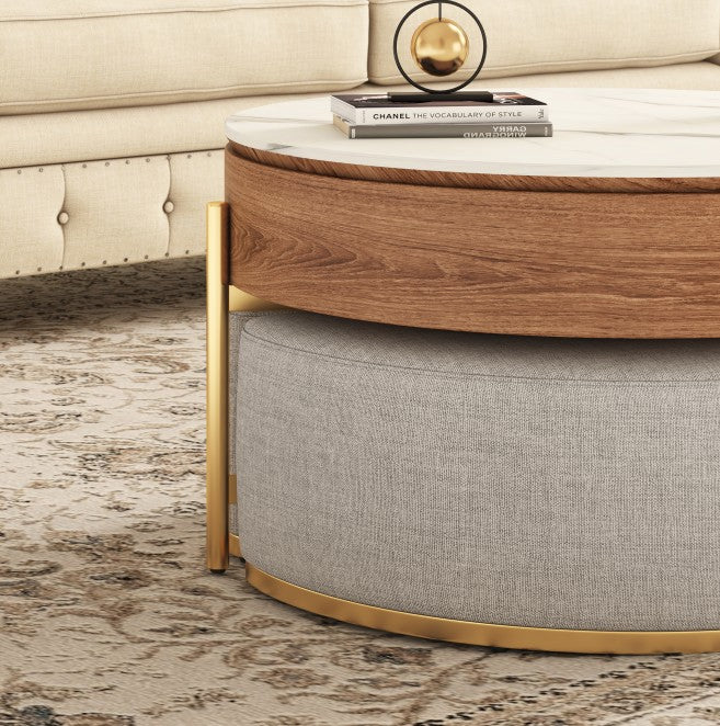 Black Extendable Nesting Table