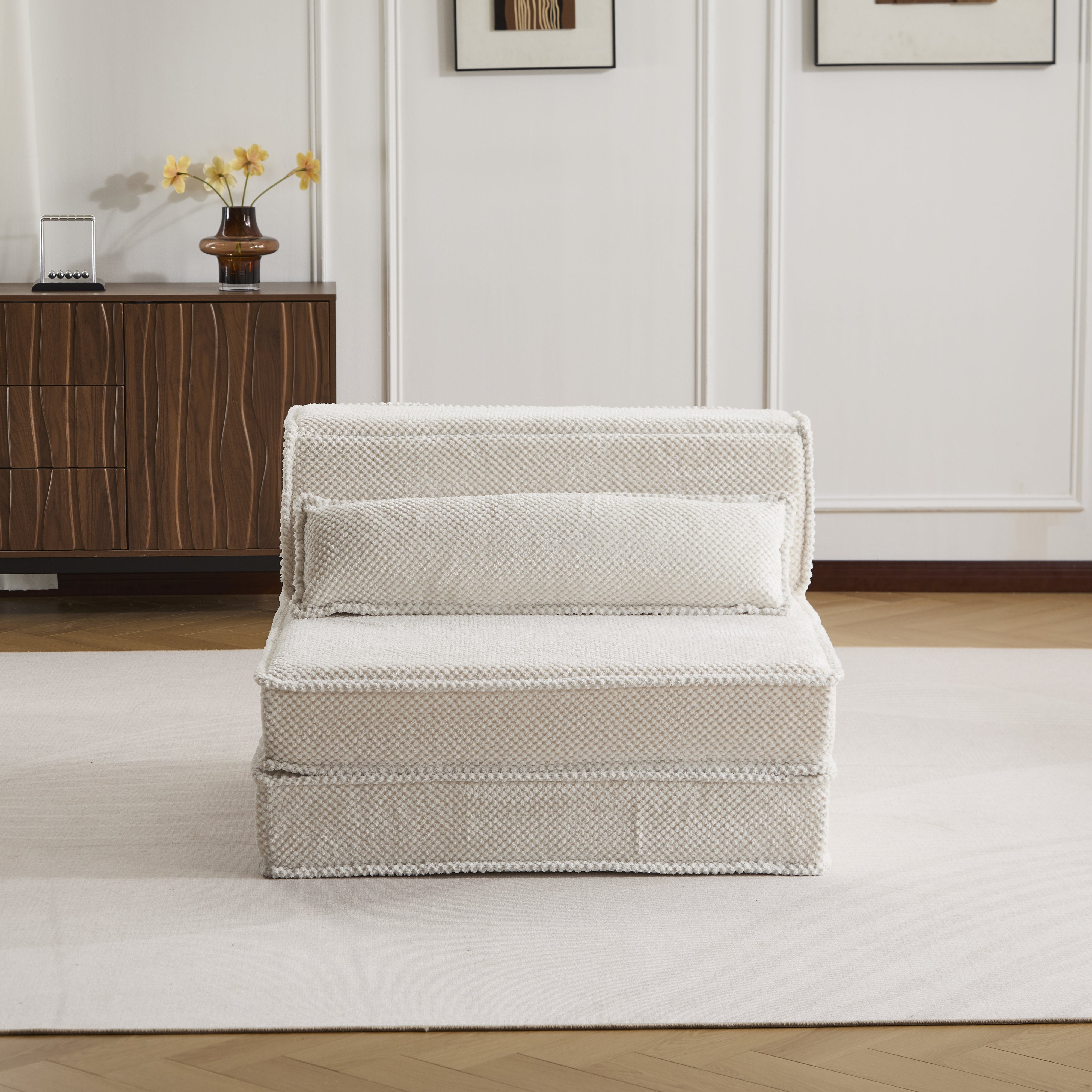 White Single Sofa