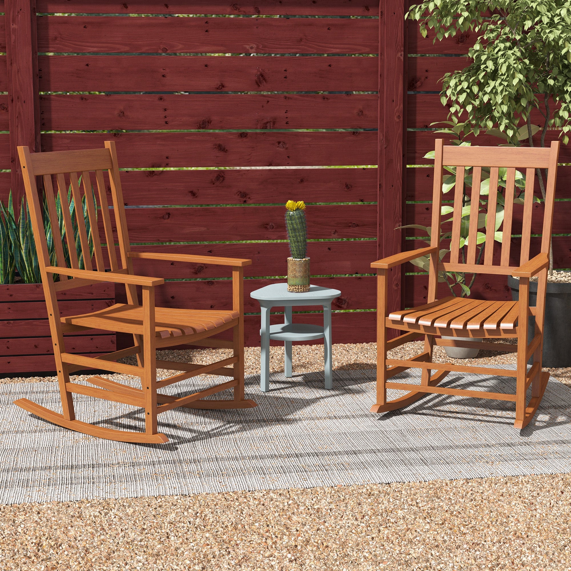 Wooden Porch Rocking Chair