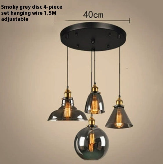 Transparent Glass Nordic Chandelier