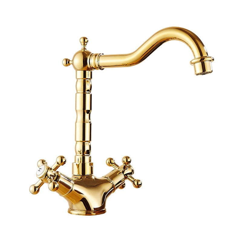 Vintage Brass Basin Faucet Kitchen