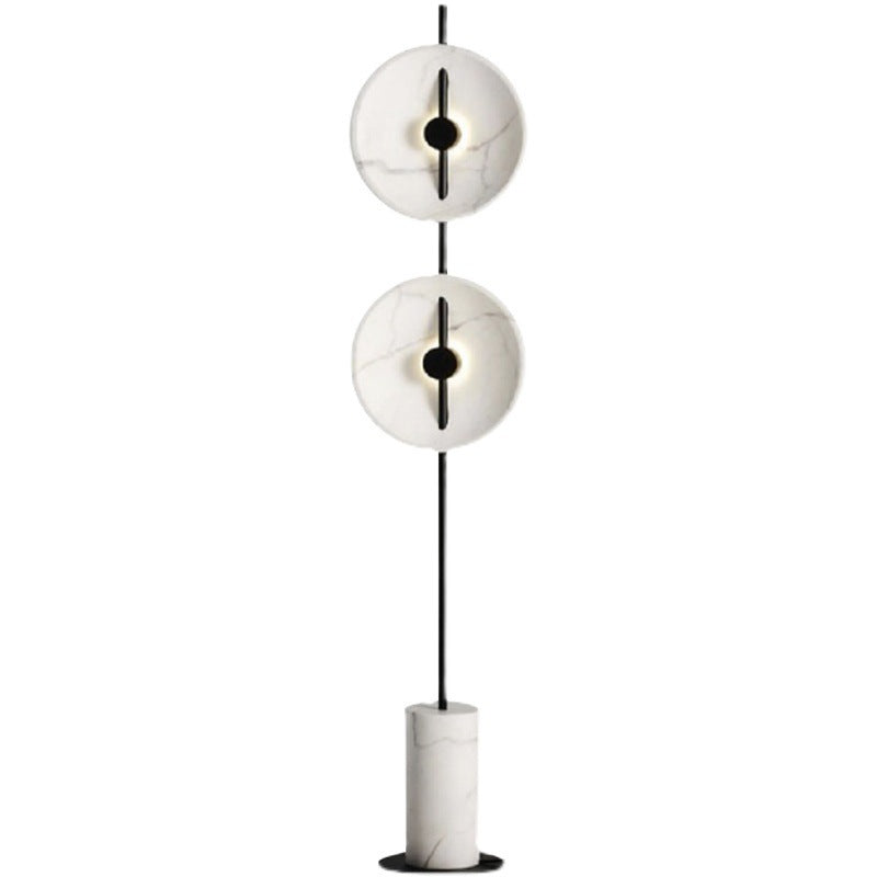 White Marble Living Room Floor Lamp Art Bedroom