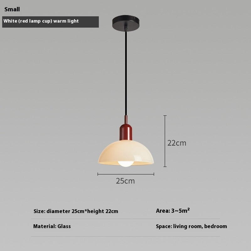 Antique Chandelier Restaurant Simple Modern Bauhaus Creative Glass Retro