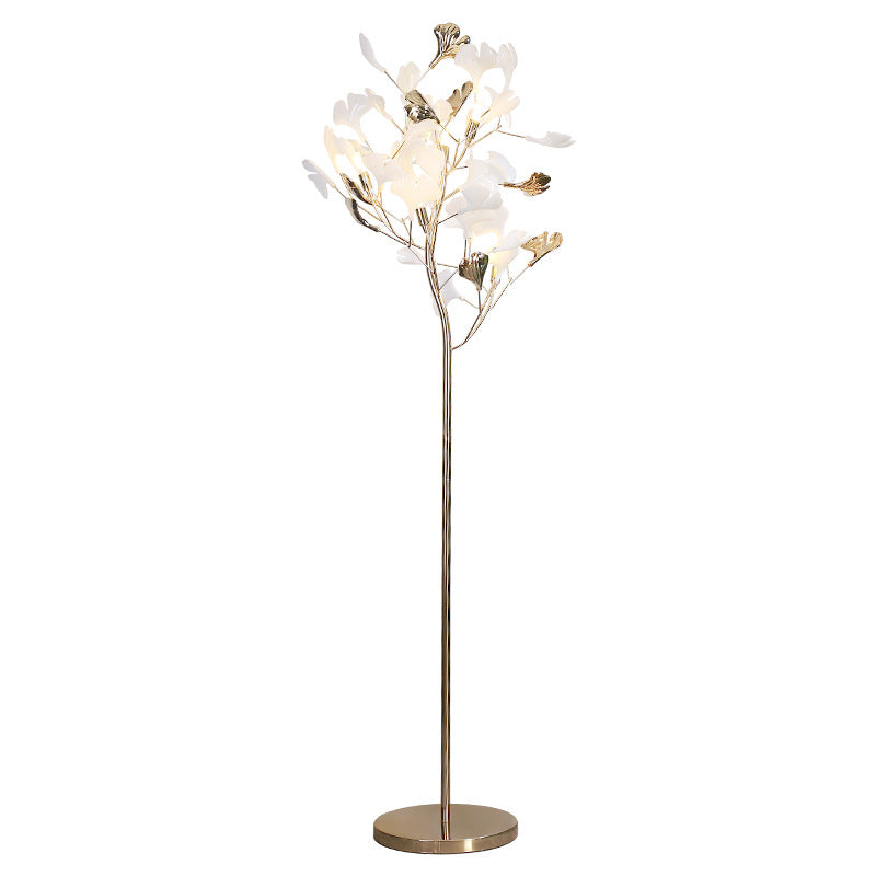 Ginkgo Leaf Floor Lamp Living Room Bedroom Decorative Lamp