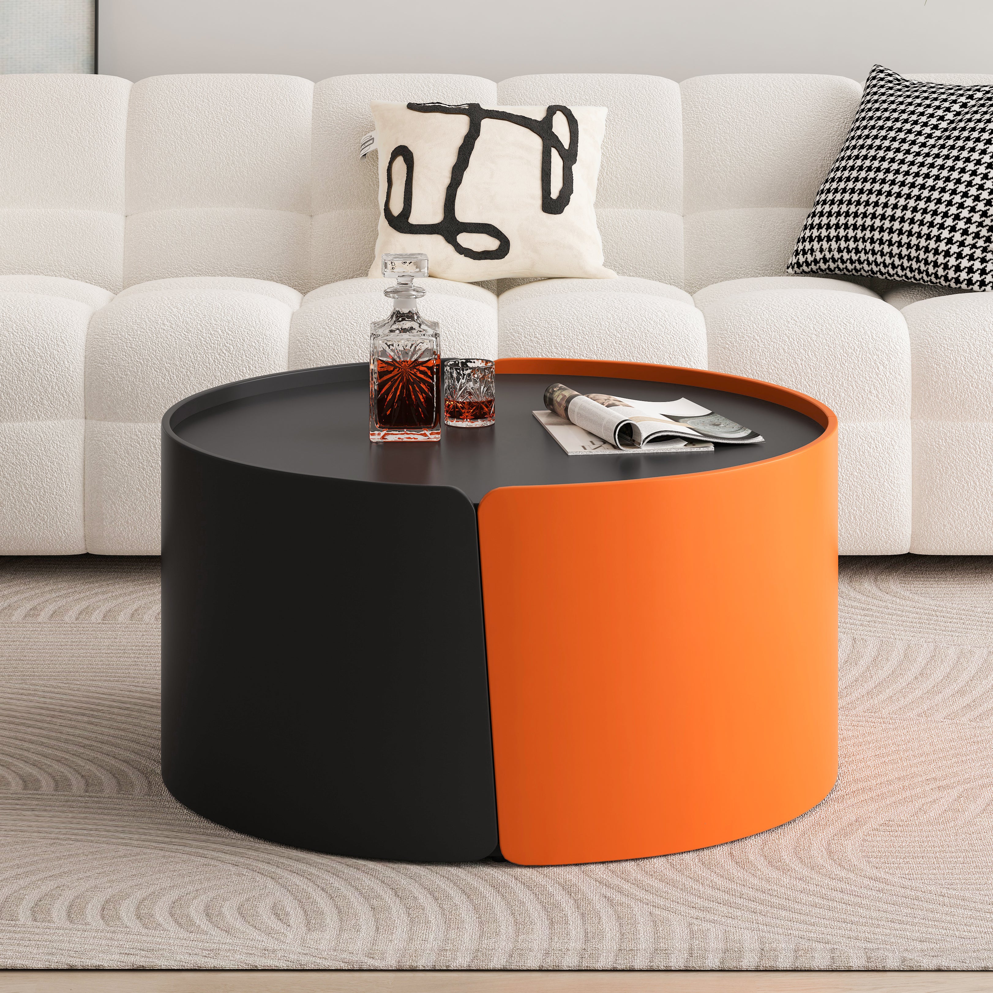 Black Round Nesting Tables