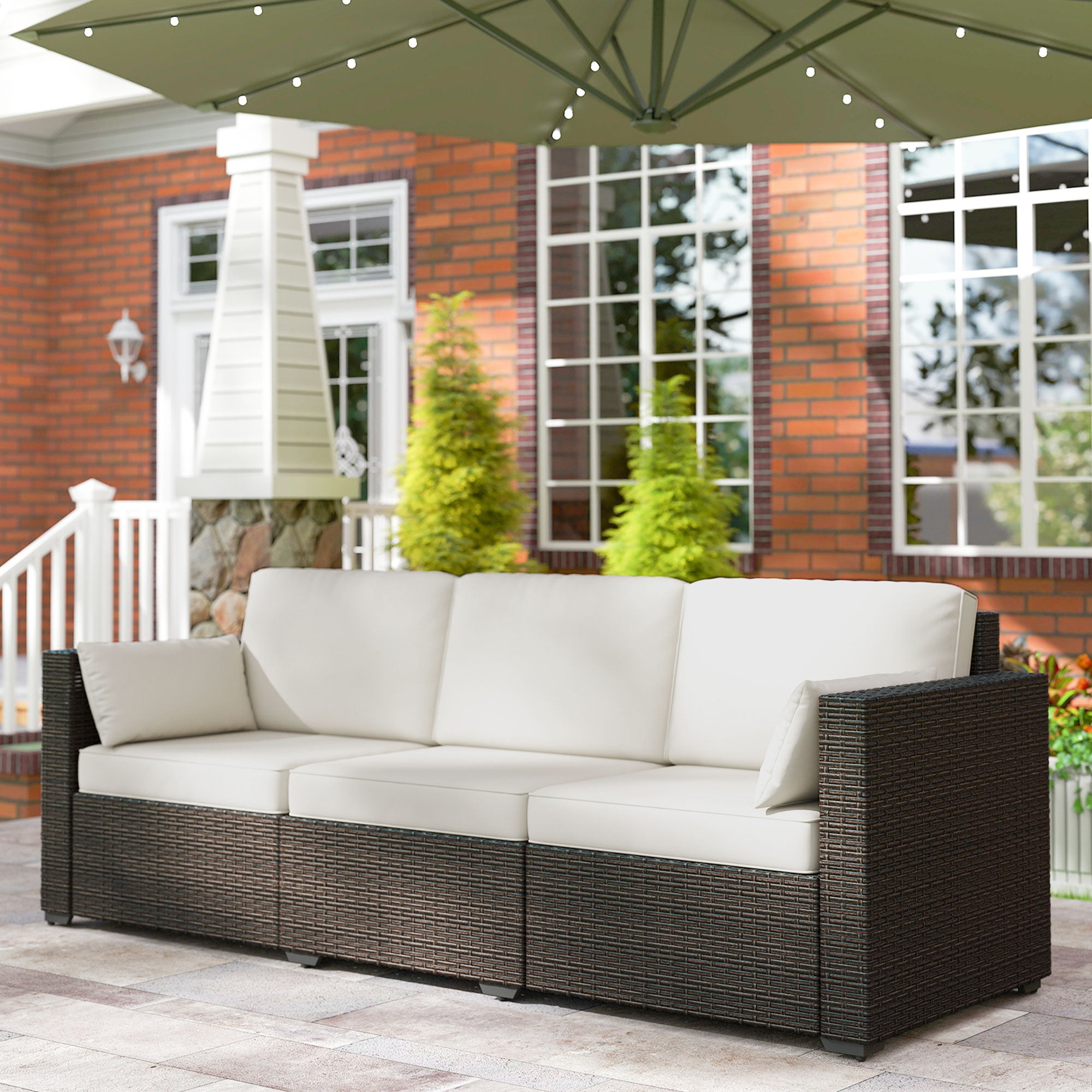 PE Rattan Outdoor Sofa