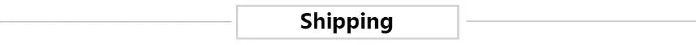 Shipping label with black text on white background for decorbites™ abstract beach body canvas print home decor packaging